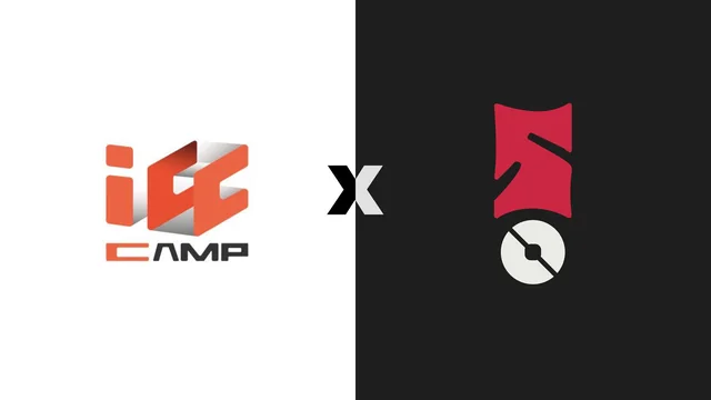 Announcement graphic: the ICC Camp logo, a cross, and the Spawn Point mark.